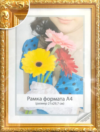 Фоторамка А4 21х29,7 см, арт. 1-210 (1/34 шт.)