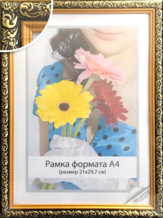 Фоторамка А4 21х29,7 см, арт. 1-190 (1/34 шт)